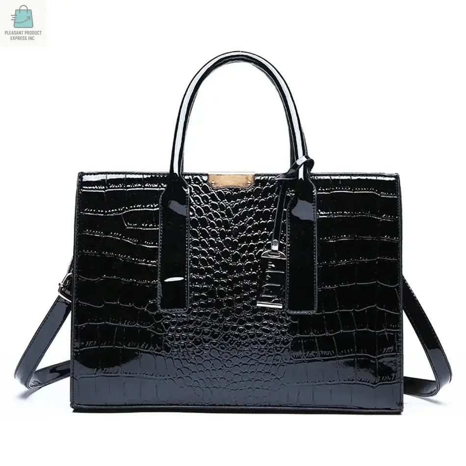 Crocodile Print Women HandbagsPleasant Product