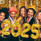 Crown Number Foil Balloons Happy New Year Eve Party DecorationPleasant Product