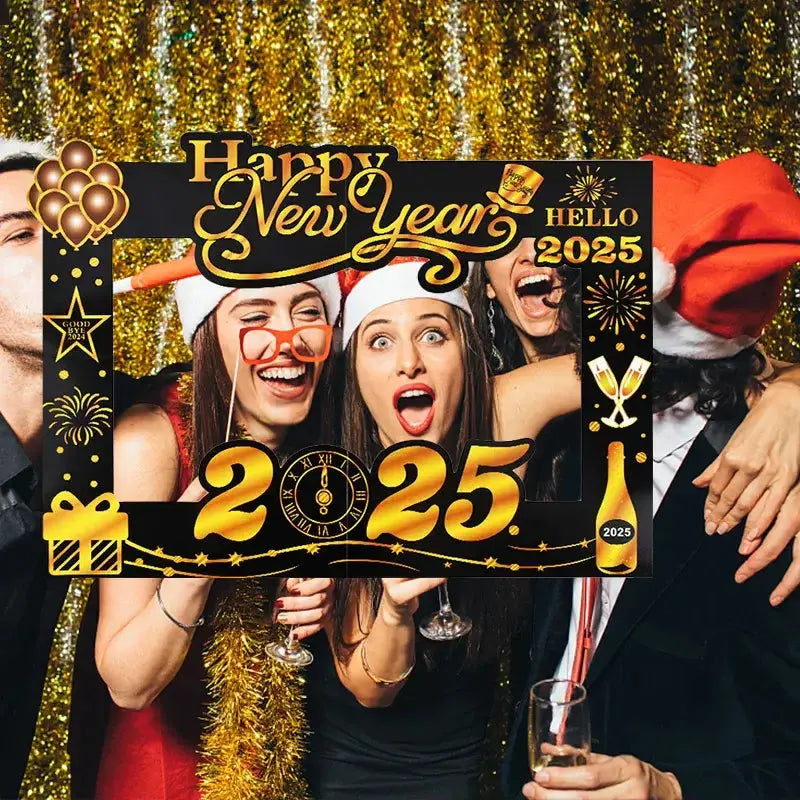 Crown Number Foil Balloons Happy New Year Eve Party DecorationPleasant Product