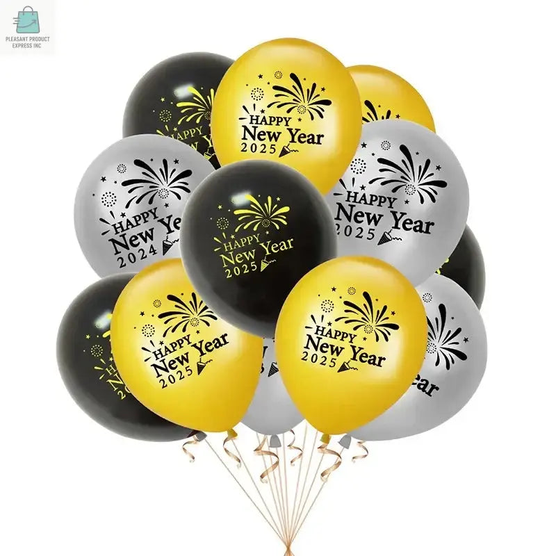 Crown Number Foil Balloons Happy New Year Eve Party DecorationPleasant Product