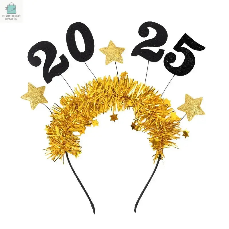 Crown Number Foil Balloons Happy New Year Eve Party DecorationPleasant Product