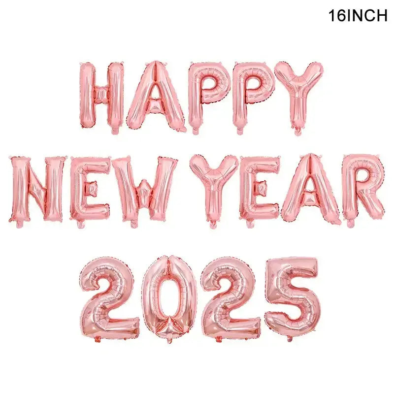 Crown Number Foil Balloons Happy New Year Eve Party DecorationPleasant Product