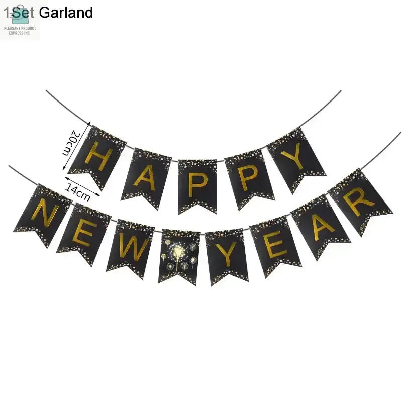 Crown Number Foil Balloons Happy New Year Eve Party DecorationPleasant Product