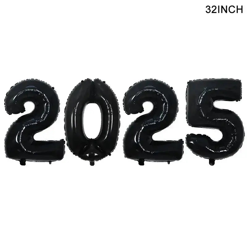 Crown Number Foil Balloons Happy New Year Eve Party DecorationPleasant Product