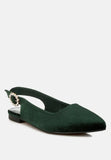 Dolan Velvet Slingback Flat Sandals-1