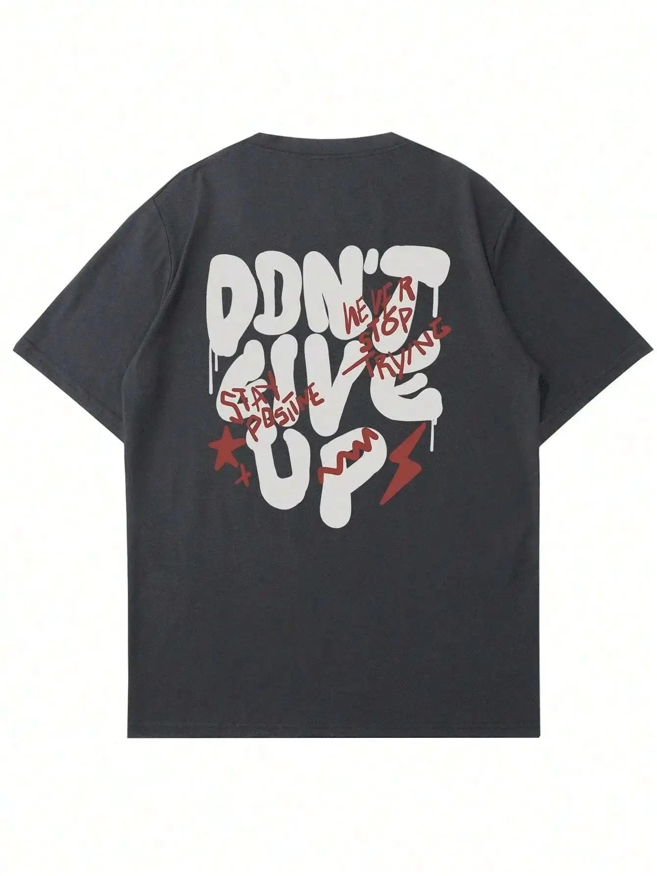 Don't Give Up Men Cotton T-shirtPleasant Product