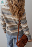 Eliana Stripe Ribbed Sweater-1