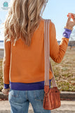 Evangeline Contrast Edge Slim Fit Sweater-3