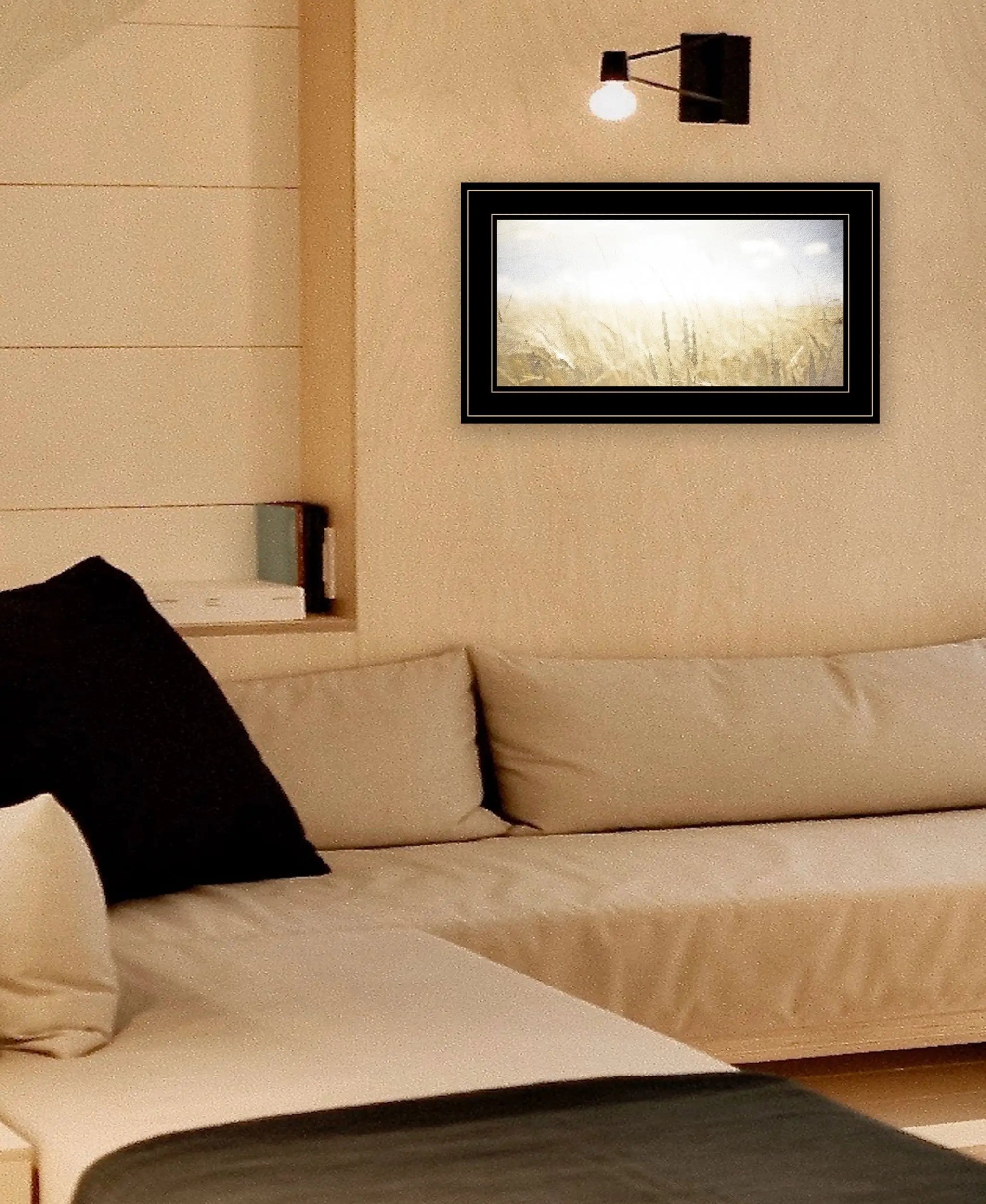 Fields of Gold 2 Black Framed Print Wall Art-4