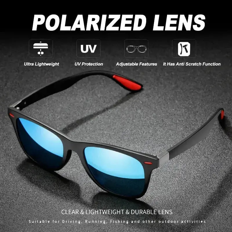 Frame Polarized Sunglasses Men OutdoorPleasant Product