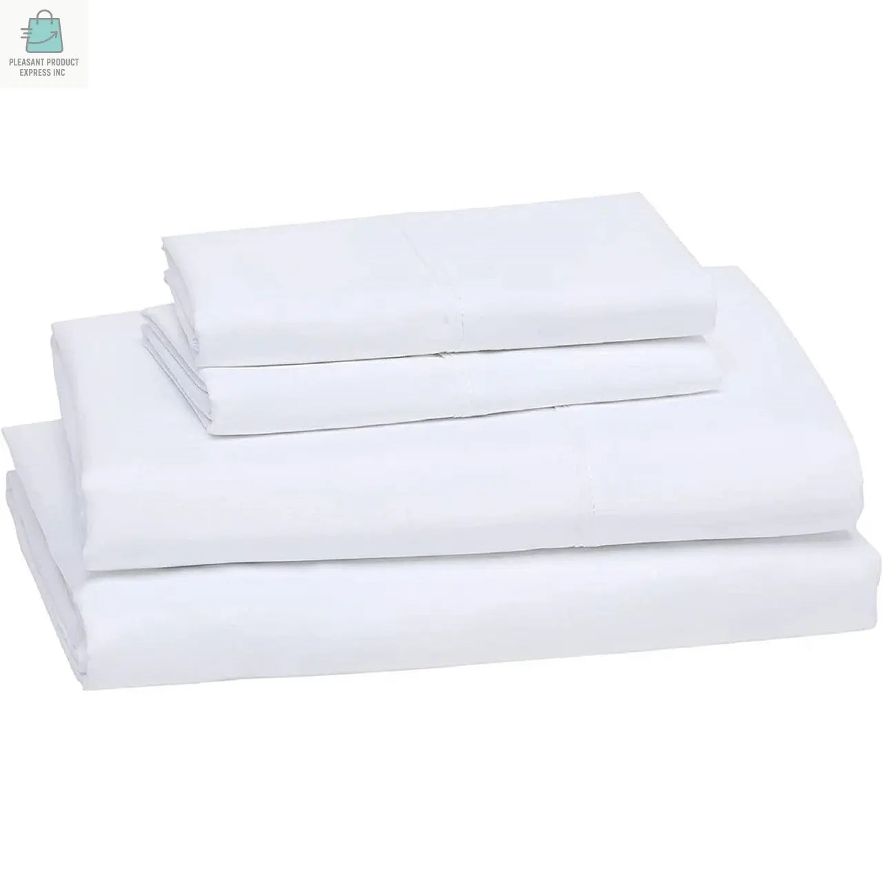 Full 4-Piece Egyptian 100-Percent Cotton 1000 Thread Count Sheet Set - White-0