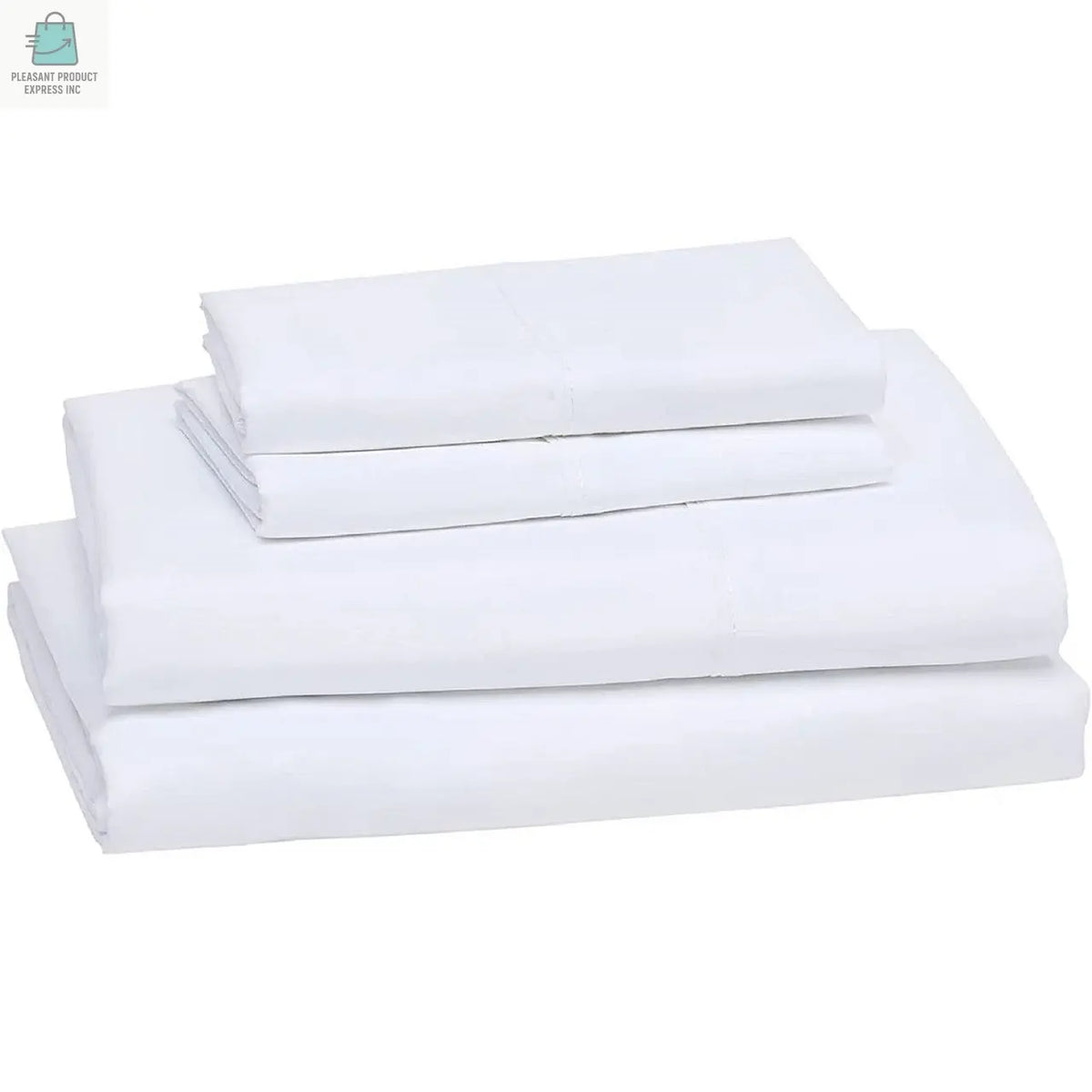 Full 4-Piece Egyptian 100-Percent Cotton 1000 Thread Count Sheet Set - White-0