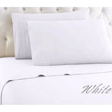 Full 4-Piece Egyptian 100-Percent Cotton 1000 Thread Count Sheet Set - White-1