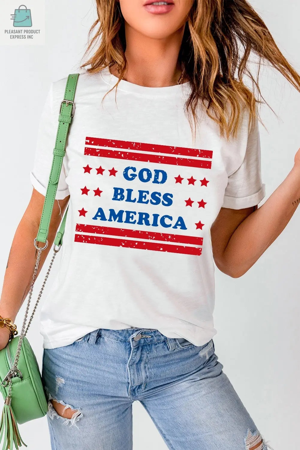 GOD BLESS AMERICAN Tee-0