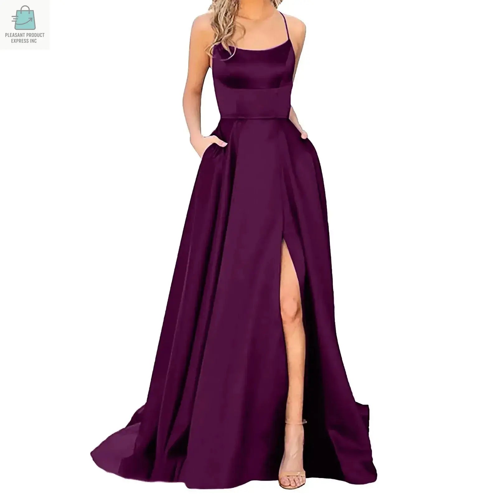 Gentle Mint Green Purple Wedding DressPleasant Product