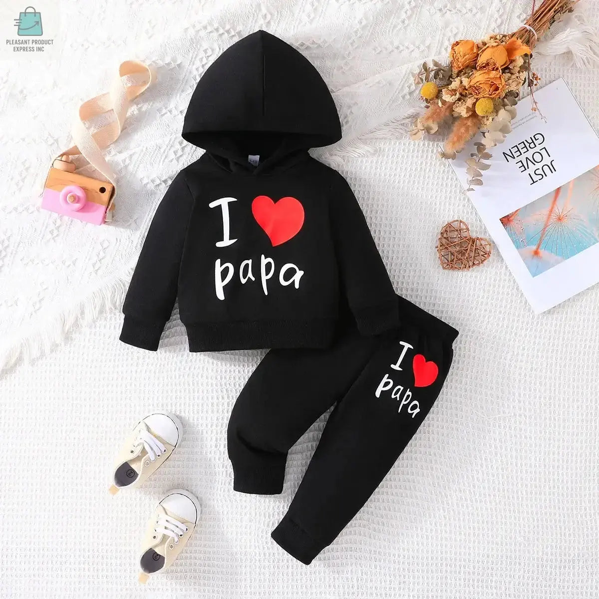 Girls Boy 3 -24 Months Cute Letter Long Sleeve HoodiePleasant Product