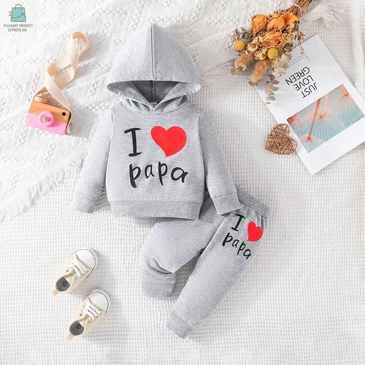 Girls Boy 3 -24 Months Cute Letter Long Sleeve HoodiePleasant Product