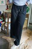 Greta Elastic High Waist Drawstring Sweatpants-3