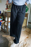 Greta Elastic High Waist Drawstring Sweatpants-3