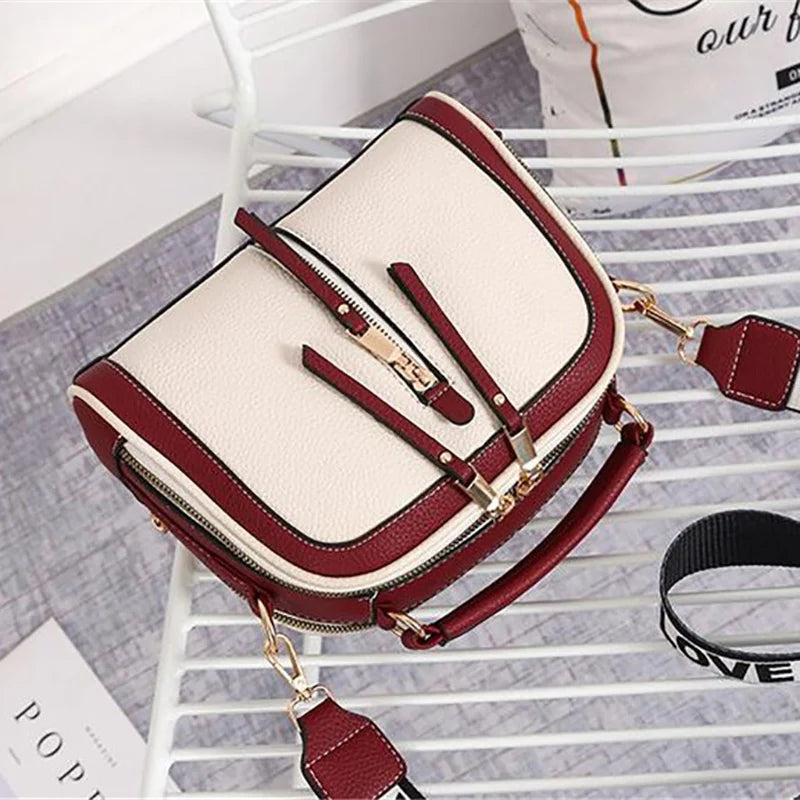 Fashion Hit Color Shoulder Bags for Women Female