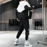 Men Tracksuit Casual Joggers Hooded Sportswear 2 Piece Sets Pleasant Product Express Inc