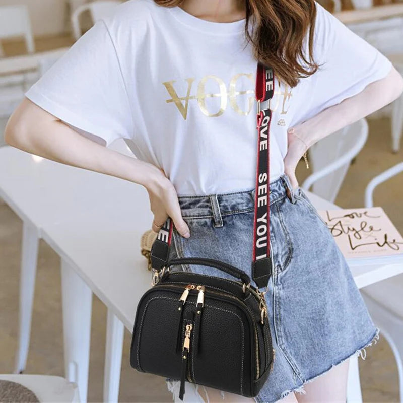 Fashion Hit Color Shoulder Bags for Women Female