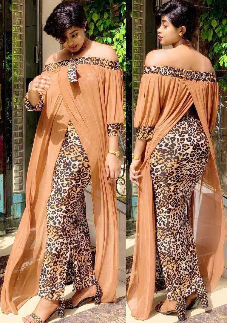 Sexy Leopard Printed Dashiki African Dresses - Pleasant Product