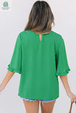 Holland Frilly Half Sleeve Blouse-1