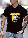 Jesus Men's Print T ShirtPleasant Product