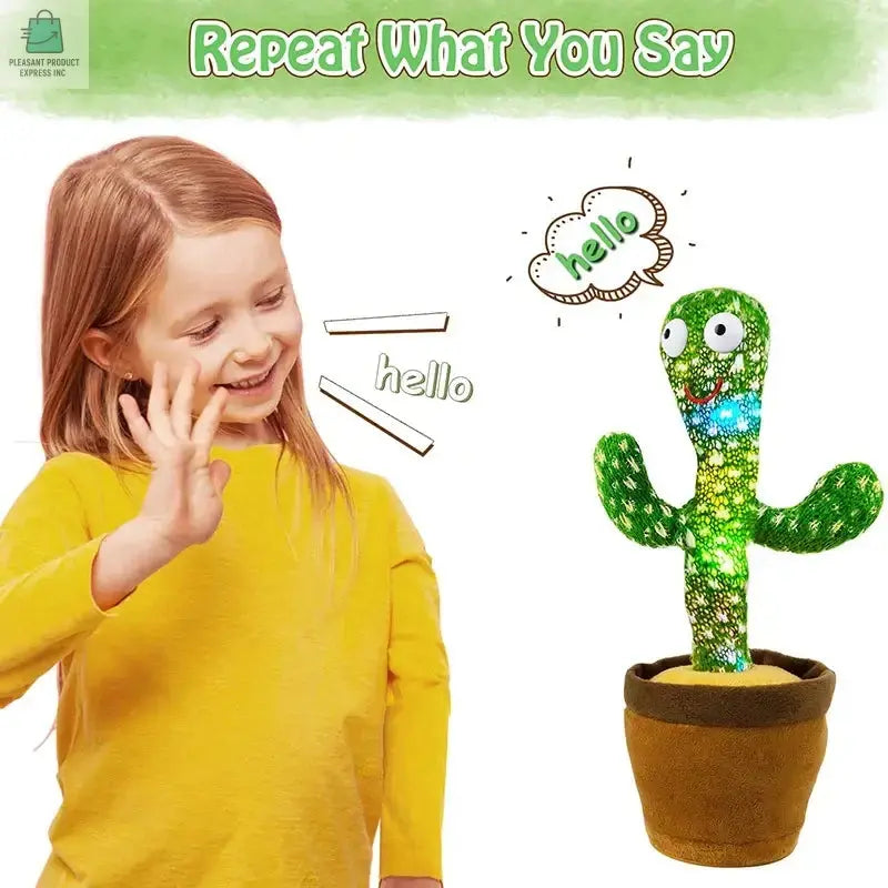 Kids Dancing Talking Cactus Toys Xmas GiftsPleasant Product