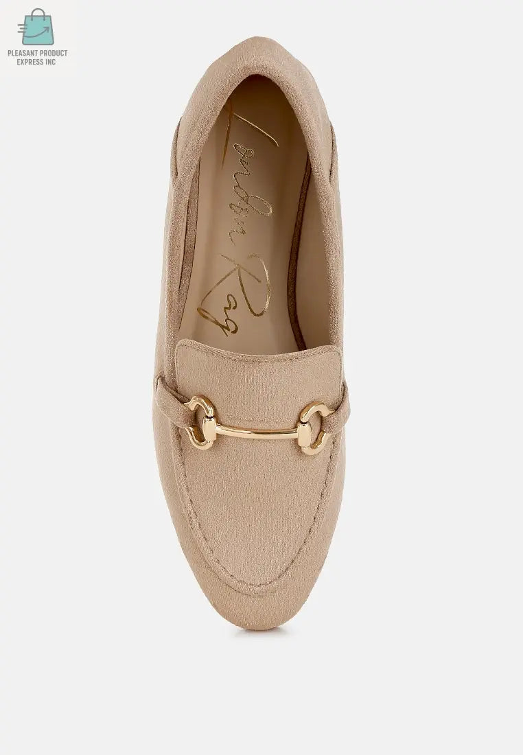 Kingsley Horsebit Embellished Loafers-3