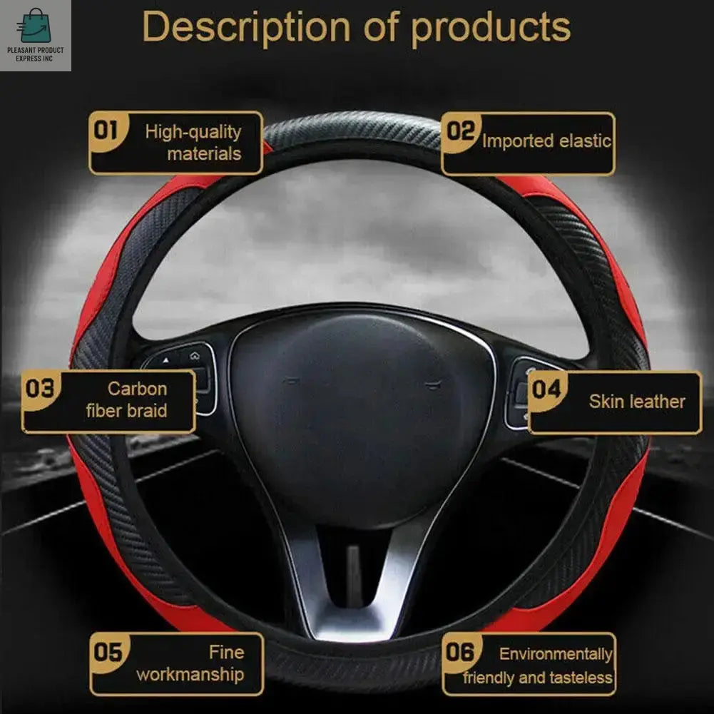 Upgrade your driving experience with our Premium Microfiber Leather Steering Wheel Cover designed specifically for Renault vehicles. This stylish and practical cover