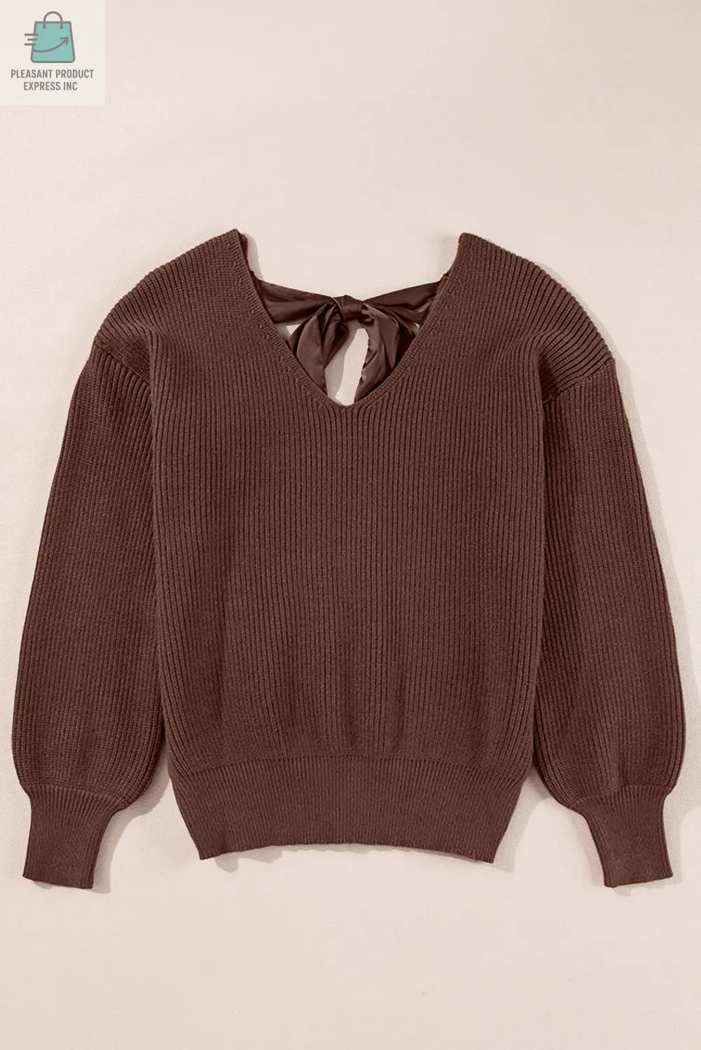 Lia Knot Back Sweater-7