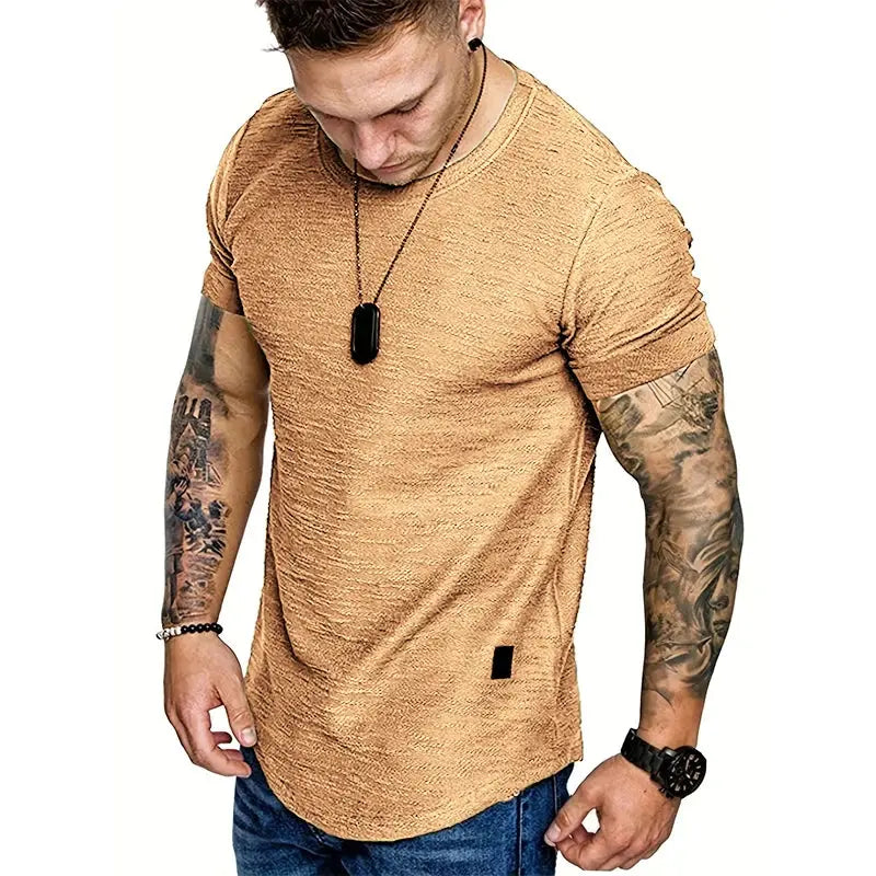 Lightweight T-shirt Short Sleeve for Men's Pleasant Product Express Inc
