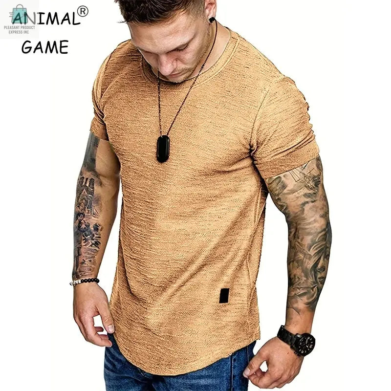 Lightweight T-shirt Short Sleeve for Men's Pleasant Product Express Inc