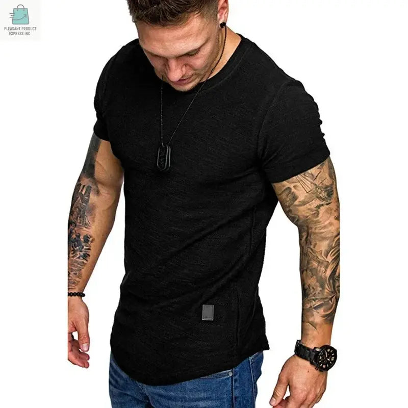 Lightweight T-shirt Short Sleeve for Men's Pleasant Product Express Inc