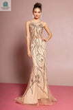 Long Dress with Embroidered Detailing-0