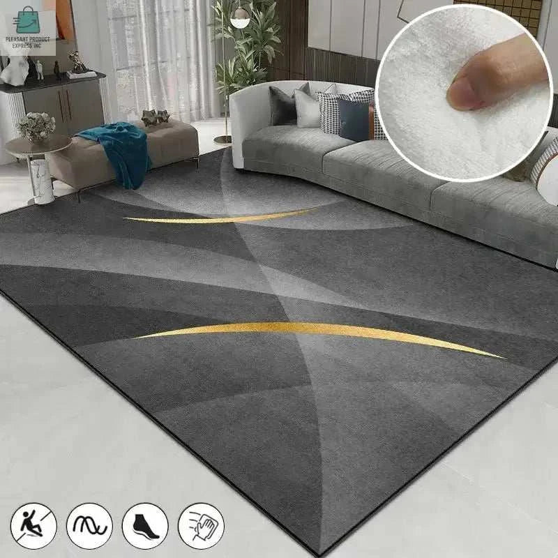 Luxury Grey Carpet for Living Room Home DecorationPleasant Product