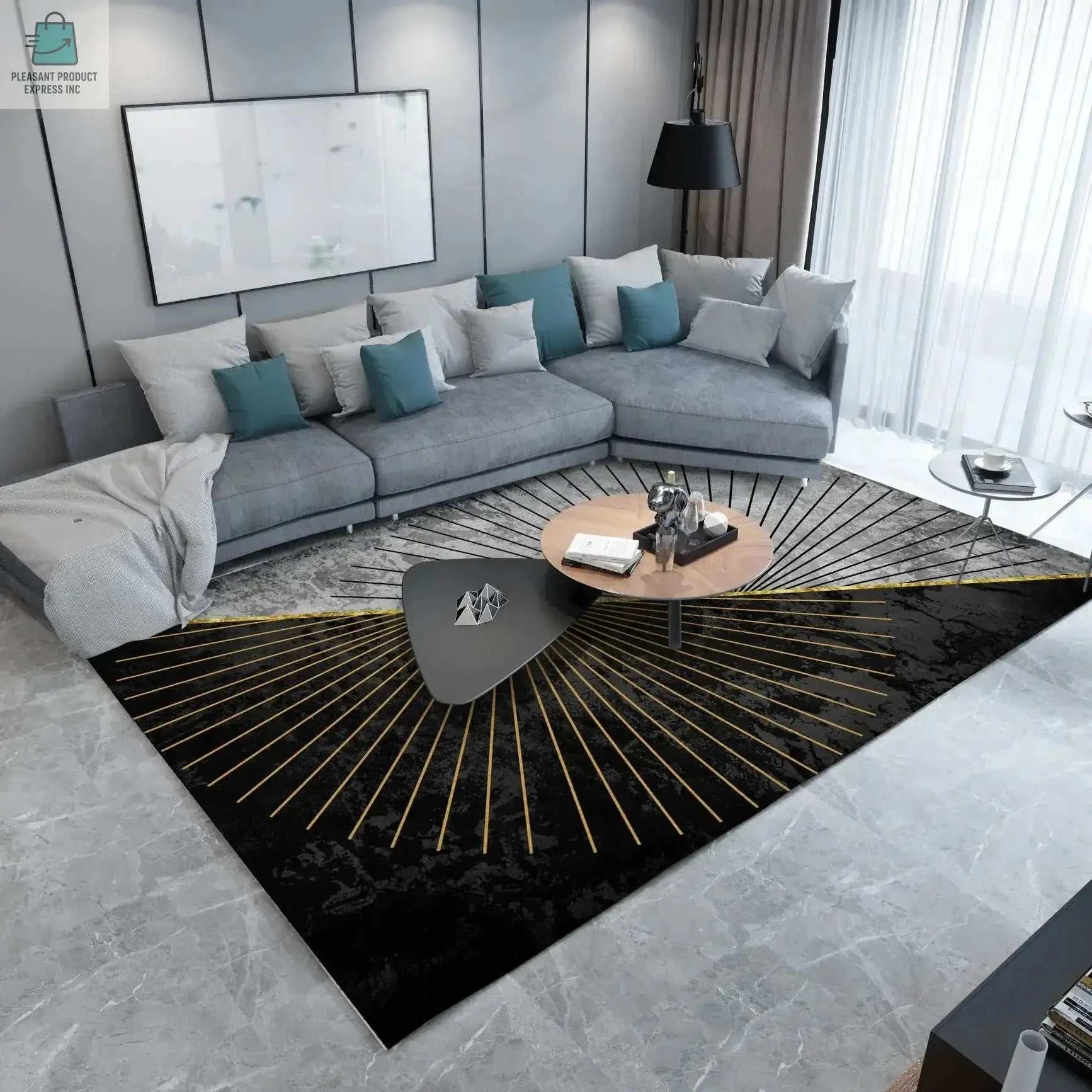Luxury Grey Carpet for Living Room Home DecorationPleasant Product