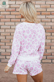Malani Leopard Pullover and Shorts Set-1