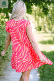 Matilda Zebra Stripe Pocketed Dress-1