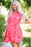 Matilda Zebra Stripe Pocketed Dress-2