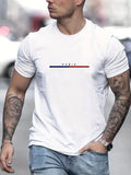 Men's Cotton Paris Short Sleeve T-shirtPleasant Product