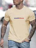 Men's Cotton Paris Short Sleeve T-shirtPleasant Product