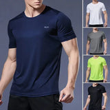 Men's Polyester Jersey jogging t-shirts for active lifestyle available in multiple colors, lightweight and moisture-wicking with a comfortable fit.