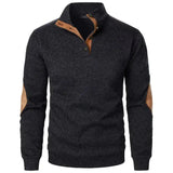 Men's Long Sleeve Stand Collar Sweatshirts Casual Pullover Pleasant Product Express Inc