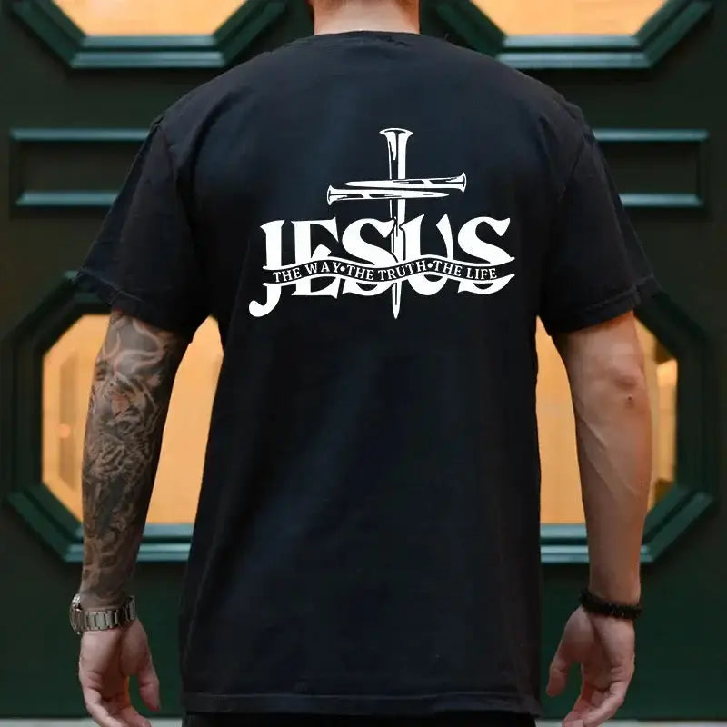 Men's Printing T-Shirt Fashion Graphic Tops for ChristianPleasant Product
