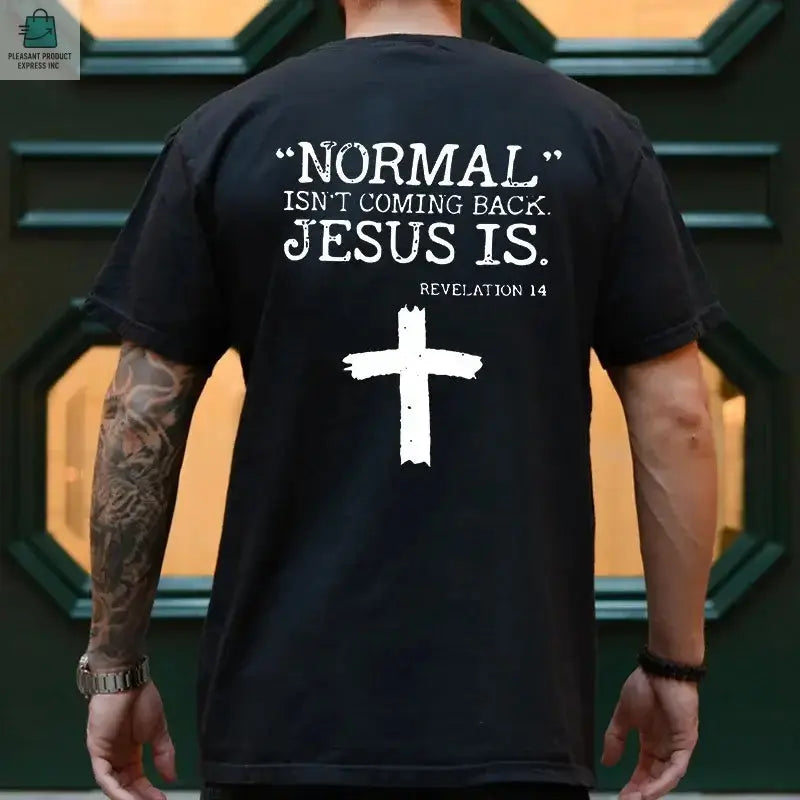 Men's Printing T-Shirt Fashion Graphic Tops for ChristianPleasant Product