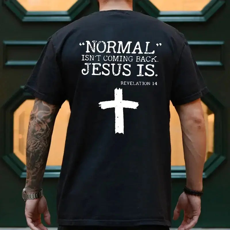 Men's Printing T-Shirt Fashion Graphic Tops for ChristianPleasant Product