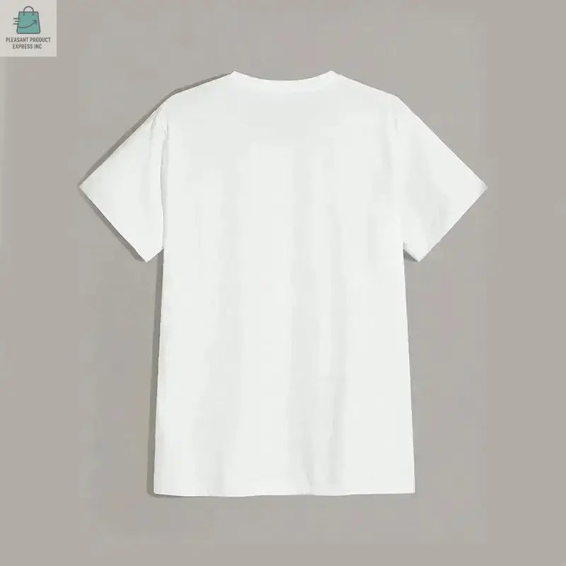 Men's Summer British Printed Casual Loose T-shirtPleasant Product